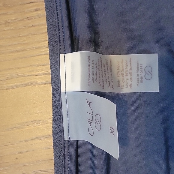 NWT Calia Ardosia Slate Mid Eise Bikini Bottom Size XL - Picture 3 of 4